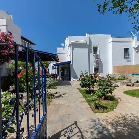Pleasant Building Of 2 Apartments With Fascinating Sea View And Garden In Bodrum 빌라