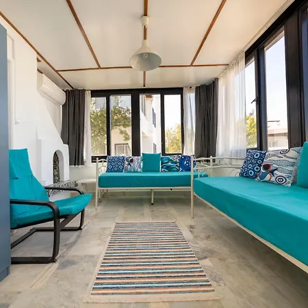 빌라 Pleasant Building Of 2 Apartments With Fascinating Sea View And Garden In Bodrum 규무슬럭