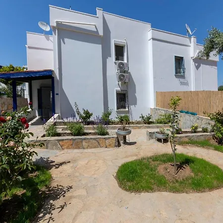 Pleasant Building Of 2 Apartments With Fascinating Sea View And Garden In Bodrum 빌라 규무슬럭